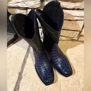 JW Ranch Caiman (Alligator) Cowboy Boots